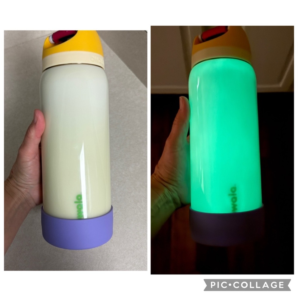 Custom 32 Owala - “literally glows” that actually glows